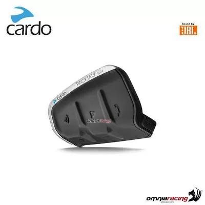 Cardo PTS00001 - PACKTALK Slim Motorcycle Bluetooth Communication System Headse • $249.99