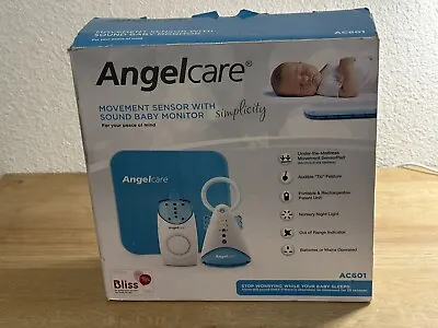 Angel Care Movement Sensor With Sound Baby Monitor For Sale! New In Open Box!! • $39.99