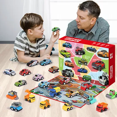 Cars Christmas Advent Calendar With 24 Exquisite Cars For Halloween Party Favor • $22.39