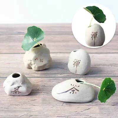 Mini Zen Hydroponic Plant Pots Creative Home Desktop Ornaments • $15.14