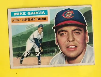 1956 Topps Mike Garcia #210 Cleveland Indians G/VG FREE SHIPPING • $3.99