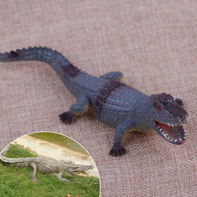 Alligator Gator Crocodile Reptile Animal Model Figure Kids Educational Toy 15cm • $15.51