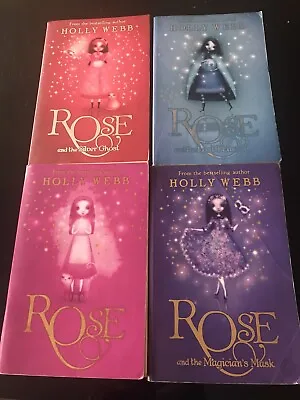 1-4 COMPLETE SERIES OF ROSE By HOLLY WEBB  PAPERBACK BOOKS FAIR TO GOOD. • £7.99