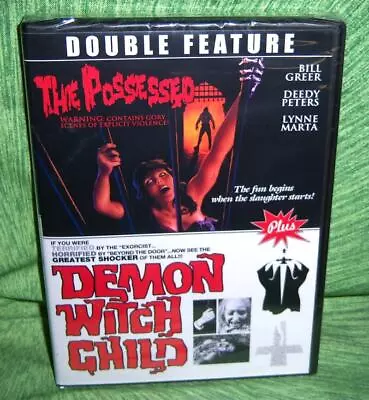 New Rare Oop Code Red The Possessed & Demon Witch Child Horror Double Movie Dvd • $24.95