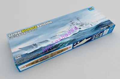 Trumpeter 05358 1/350 Scale German Bismarck Battleship Model Kit 2020 New • £129.59