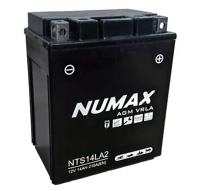 Numax Gel Motorcycle Battery  HONDA 750 CB750 KZ 80 [YB14L-A2] • £37.99