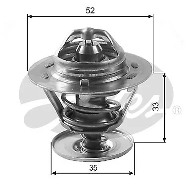 GATES TH12592G1 Thermostat Coolant For FORDFORD AUSTRALIAFORD USAMAZDA • $30.07