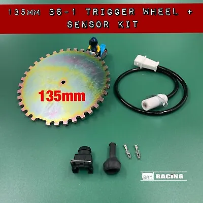 135mm Universal Trigger Wheel And Sensor Kit 36-1 Megasquirt Megajolt Haltech. • $74.66