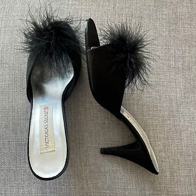 Victoria’s Secret Vintage Maribou Feather Slippers Medium • $30