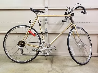 Vintage Gold Motobecane Grand Touring '77 Road Bike 23-inch Frame • $125