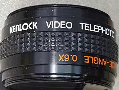 KENLOCK Video TELEPHOTO 1.5X & 0.6X Wide Angle & F46-M49.  • £24.13