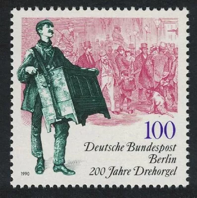 SALE Berlin Music Barrel-organ 1990 MNH SG#B849 • $1.23