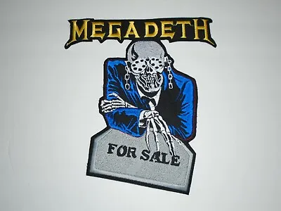 Megadeth For Sale Embroidered Back Patch • $14.39