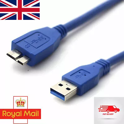 USB 3.0 Cable Cord Lead Kable For WD Elements 2TB 3TB 4TB 5TB Hard Drive • £4.49