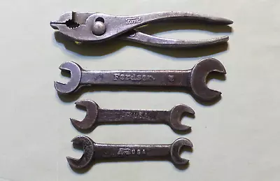 Antique Vintage Ford & Fordson Wrenches & Plier Lot • $24.50