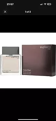 Calvin Klein Euphoria Men 100ml Aftershave Splash For Men NEW HIM GENUINE • £23