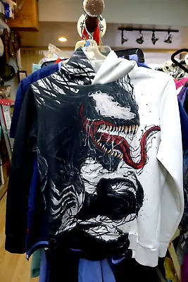 Marvel Venom Youth Pullover Hoodie 3D All Over Print Hoodie Sweatshirt Size M • £16.21