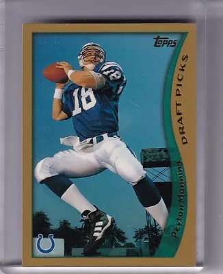 1998 Topps #360 Peyton Manning Rookie Rc Indianapolis Colts Hof 0143 • $67.96