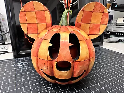 Jim Shore Disney Traditions Showcase Collection Mickey Mouse Pumpkin • $40