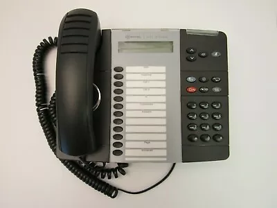 Mitel 5312 IP Phone 50005847 Black W/ Handset 20-4 • $27.56