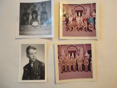 4 Vintage 1960's Eagle Scout Snapshot Photos 2 Color Polaroids 2 B&W • $5.99