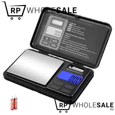 $23.50 • Buy Pocket Digital Mini Scales 0.01 500g Precision Weight Balance Gram Jewellery AU