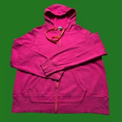 Womens Champion Hoodie Sports University College Size XXL 2XL Pink Zip Up • £12.95