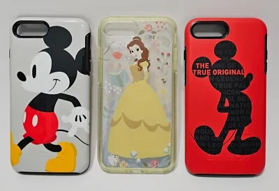 Otterbox IPhone 7/8 Plus Case Cover Disney Mickey Mouse Belle - Lot Of 3 - 2017 • $30