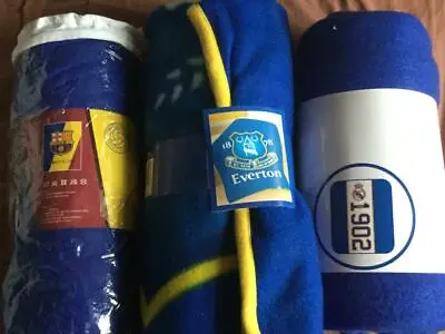 Official Soccer Fleece Blankets Various Teams Available Epl Serie A La Liga Etc • £19.99