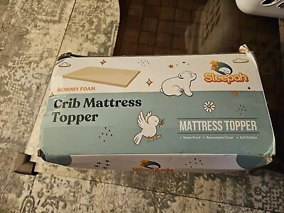  Memory Foam Crib Mattress Topper • $65.99