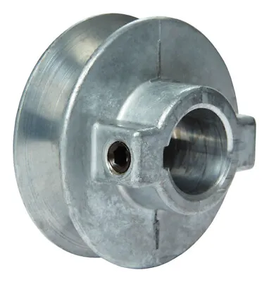 Chicago Die Cast 225A7 Zinc Die Cast V-Grooved Pulley 2-1/4 Dia. X 3/4 Bore In. • $12.27