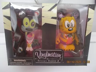 Vinylmation SPOOKY Series 2 LIMITED RELEASE New  (2) 3  Figures GOOFY- PLUTO • $15