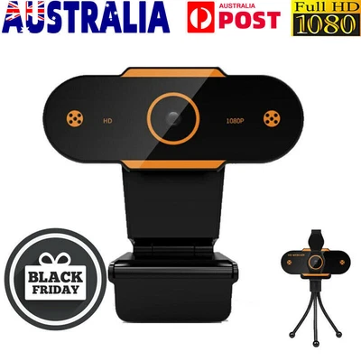 $19.39 • Buy Gaming Webcam 1080P With Microphone USB 2.0 30 Fps PC Streaming Web Camera AU