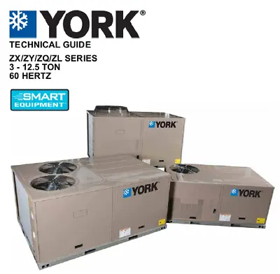 YORK ZQG 5-ton HVAC RTU ZQG06D4B1AA1A111A • $10990