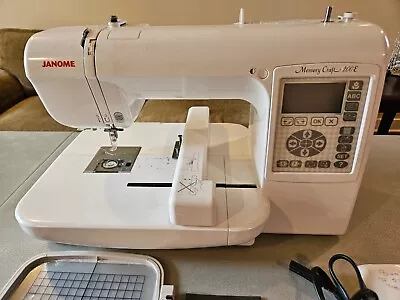 Janome Memory Craft MC 200e Embroidery Machine Used • $375