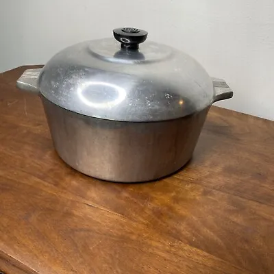 $50 • Buy Vintage MAGNALITE 5 Qt Dutch Oven Pot Pan & Lid Made In USA