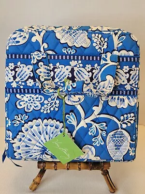 Vera Bradley Tech Organizer Case Blue Lagoon Blue & White Floral NWT 9  • $16