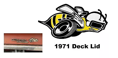 1971 71 Dodge Superbee Tail Panel Bee Decal BEST AVAILABLE Like NOS Mopar • $18