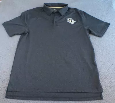 University Of Central Florida Shirt Men's XL Gray Polo Short Sleeve UCF NCAA • $18.88