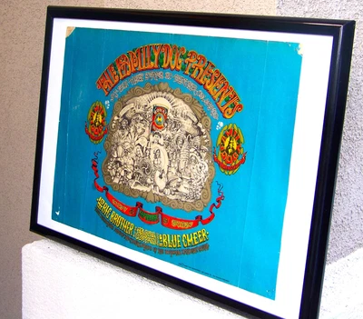 $125 • Buy Original Vintage Psychedelic 1967 Rock Concert Poster By Rick Griffin 