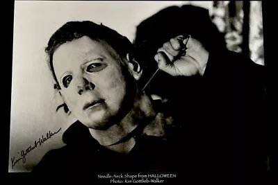 Rare Halloween Michael Myers Movie Poster Print Signed Autographed Kim Gottlieb • $55