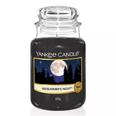 YANKEE CANDLE Midsummers Night Large Jar Candle 623g • £23.99