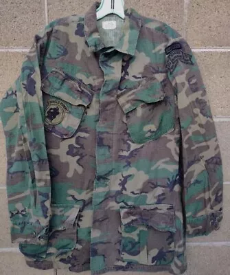 Vietnam War 75th Ranger Regiment Patched ERDL Tropical Jacket Camo Ripstop Shirt • $350