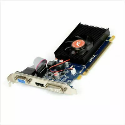 AMD ATI Radeon HD 7450 2GB VGA DVI HDMI PCI-E Low Profile Video Card HD7450 • $38.49