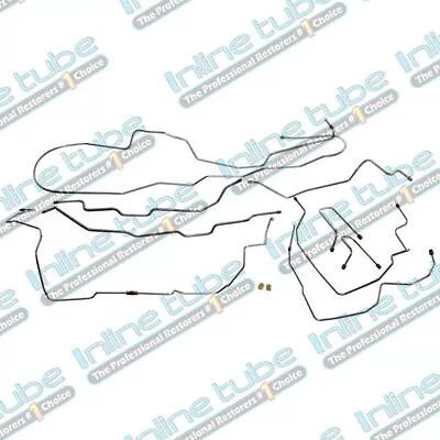 1995-99 Chevrolet Gmc K2500 K3500 4Wd Complete Brake Line Kit Stainless Steel • $127.74