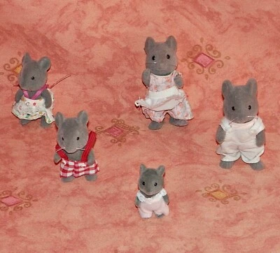 £19.75 • Buy SYLVANIAN FAMILIES THISTLETHORN MICE X 5 (G27)