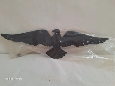 Vintage AluminumPot Metal American Eagle Black 14 7/8  L X 4  W With Screws • $30