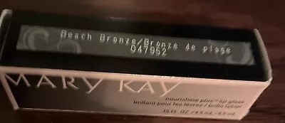 New In Box Mary Kay Nourishine Plus Lip Gloss Beach Bronze #047952 Full Size  • $17.98