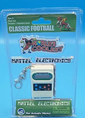 Handheld Game Classic Football Mini Keychain Mattel Electronics NEW • $6.50