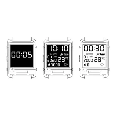 Watchy V2.0 ESP32 Watch WIFI Programmable Watch E-Paper Watch WATCHY V2.0 E-INK • $45.29